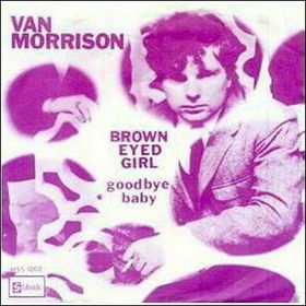 Brown Eyed Girl Van Morrison single cover
