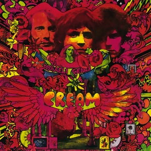 Disraeli Gears Cream album cover featuring Sunshine of Your Love
