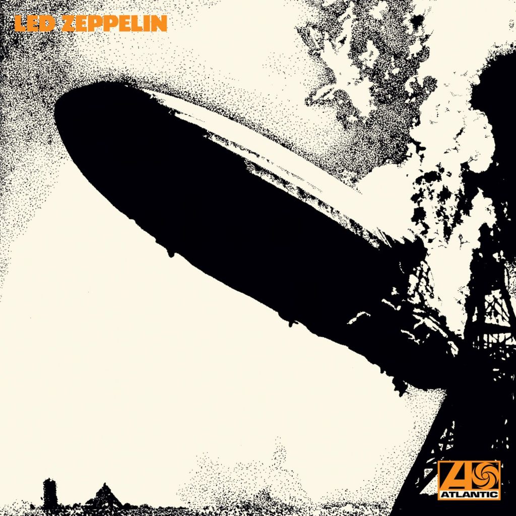 Led Zeppelin debut album cover featuring Good Times Bad Times