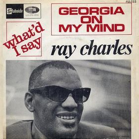 Georgia on My Mind Ray Charles single cover