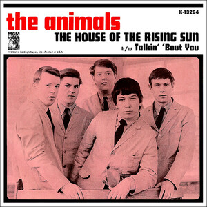 House of the Rising Sun The Animals single cover