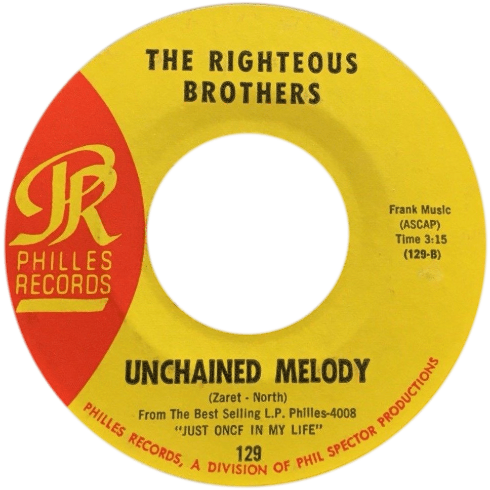 Unchained Melody Righteous Brothers single cover