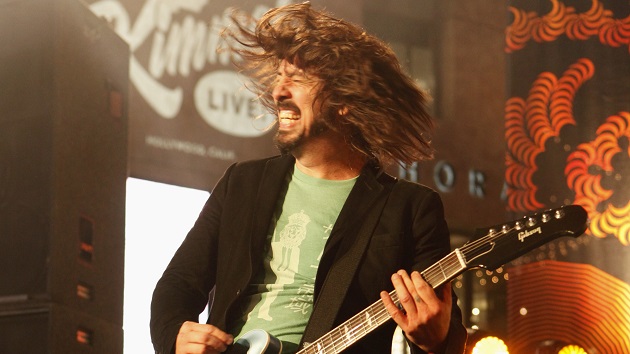 Dave Grohl rocking out live during a show featured in Madden NFL 26 soundtrack.