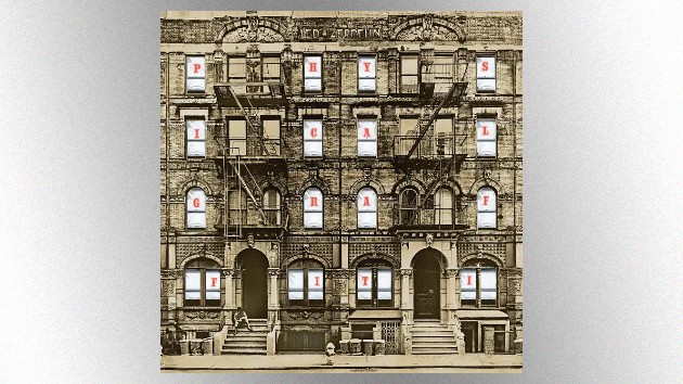 Cover of Led Zeppelin’s Physical Graffiti featuring Houses of the Holy, Atlantic Records/Rhino Entertainment.