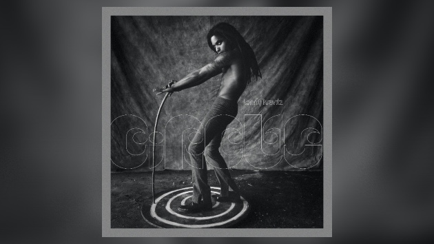 Lenny Kravitz Circus Deluxe - 30th Anniversary Digital Edition Album Cover - Classic Rock Artists Alt Text: Lenny Kravitz Circus Deluxe 30th anniversary album cover featuring black and white artistic photo of shirtless performer with long hair in dynamic pose surrounded by circular ripples on textured ground.