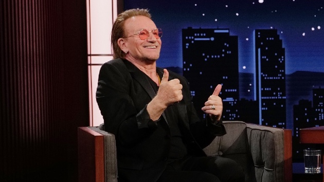 Bono discusses U2 music documentary on Jimmy Kimmel Live show