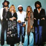 Members of Fleetwood Mac pose for a group photo in 1977.
