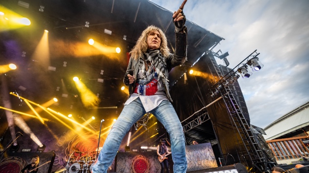 David Coverdale performing with Whitesnake