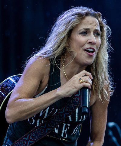Sheryl Crow performing at Bourbon and Beyond Festival in 2018