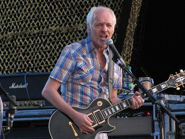 Peter Frampton performing live at Ottawa Bluesfest 2011 with Gibson Les Paul guitar