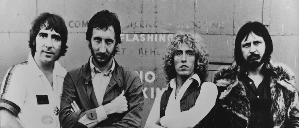 Who Are You Super Deluxe Edition: The Who's Ultimate Reissue 11 The Who band members from Who Are You super deluxe edition era featuring Pete Townshend, Roger Daltrey, John Entwistle, and Keith Moon.