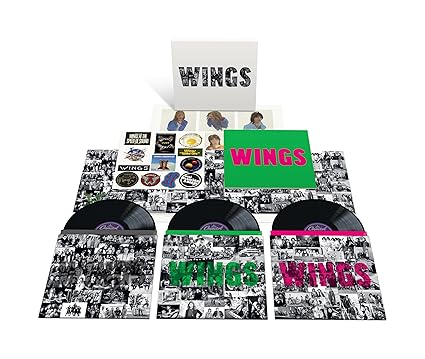 WINGS Deluxe by Paul McCartney and Wings triple vinyl box set with colored records and collectible memorabilia 2025