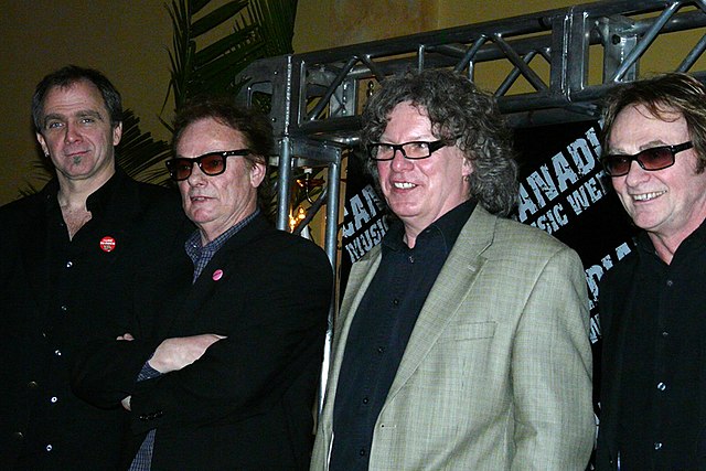 Members of April Wine performing live