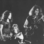 Members of Jefferson Airplane performing live at Kralingen Music Festival in Rotterdam, Netherlands, June 1970, featuring Grace Slick, Jorma Kaukonen, and other band members on stage.