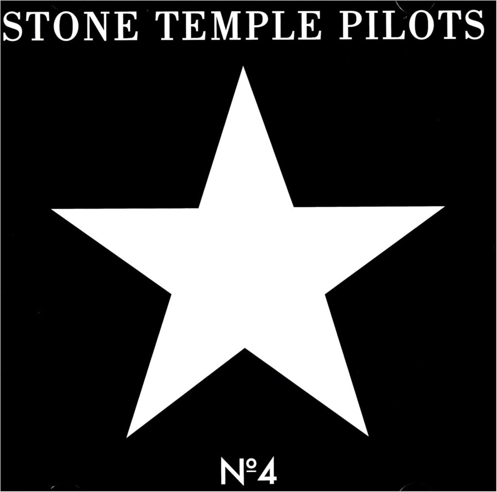 Stone Temple Pilots No. 4 album cover featuring white star on black background - 1999 alternative rock platinum certified classic