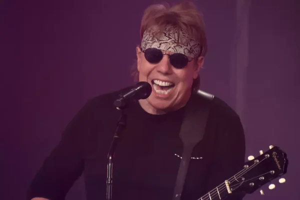George Thorogood Tour 2026 promotional image featuring blues-rock legend with guitar preparing for North American concert dates.