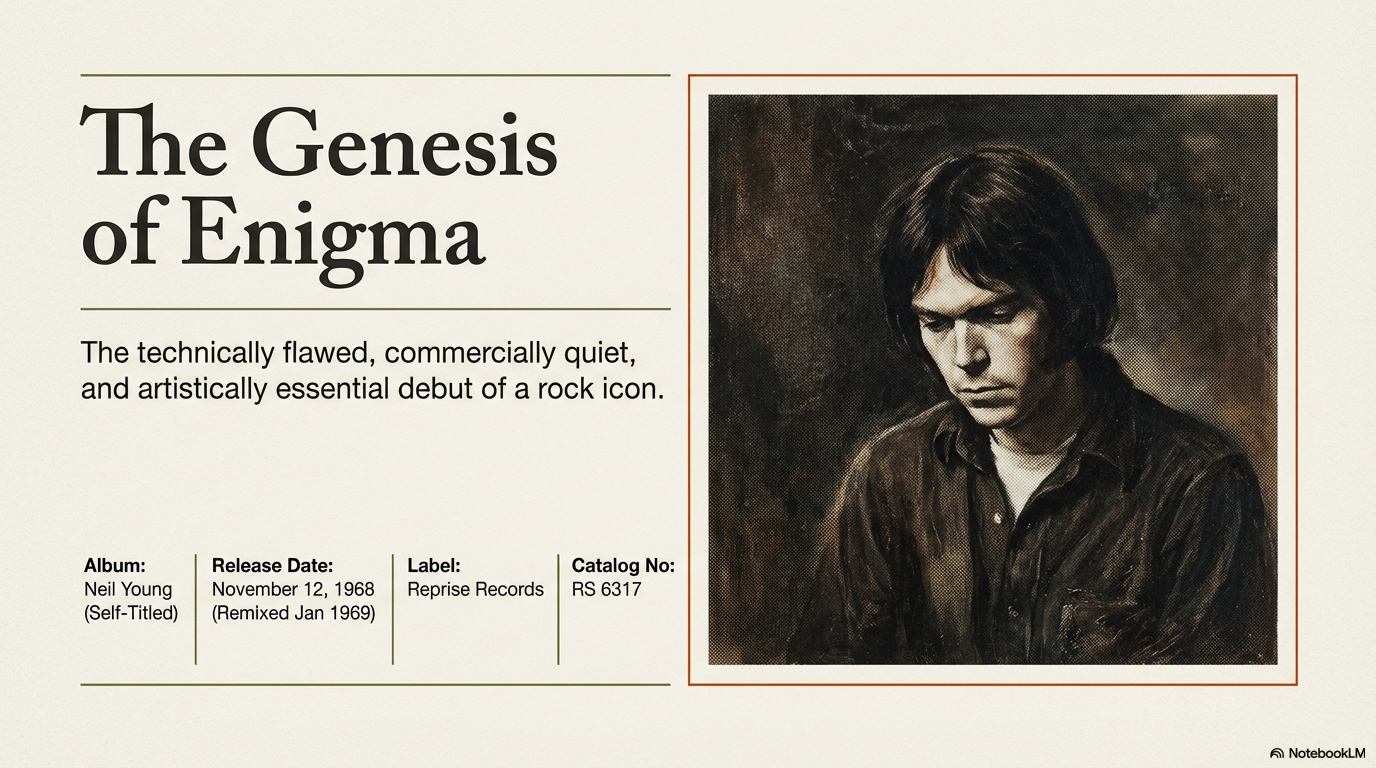 Neil Young Neil Young Album - The iconic painted portrait cover