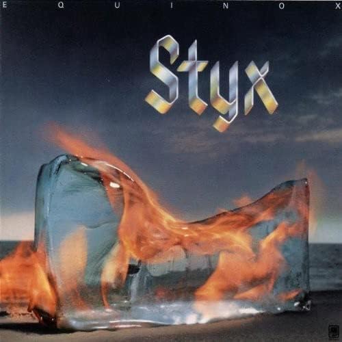 STYX Equinox: The High-Voltage Birth of Modern Arena Rock 1 The burning cube cover of STYX Equinox