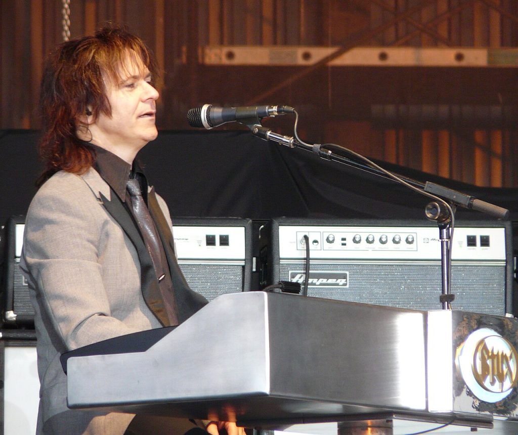 Gowan performing live on stage, Lawrence Gowan biography and career history.