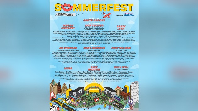 Full Milwaukee Summerfest Lineup Announced 1 Full Milwaukee Summerfest - Full Milwaukee Summerfest lineup announced – 100.7 FM – KSLX
