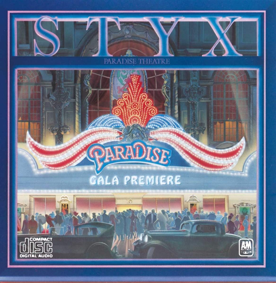 Paradise Theatre album cover, essential listening for the members of Styx