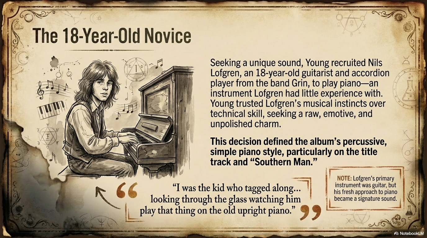 After the Gold Rush: Transformed Neil Young From Promising to Generational 6 Nils Lofgren learning piano for After the Gold Rush sessions