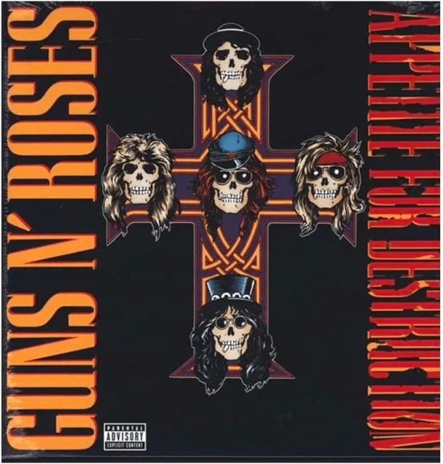 Appetite for Destruction album cover — Mr. Brownstone by Guns N' Roses (1987)