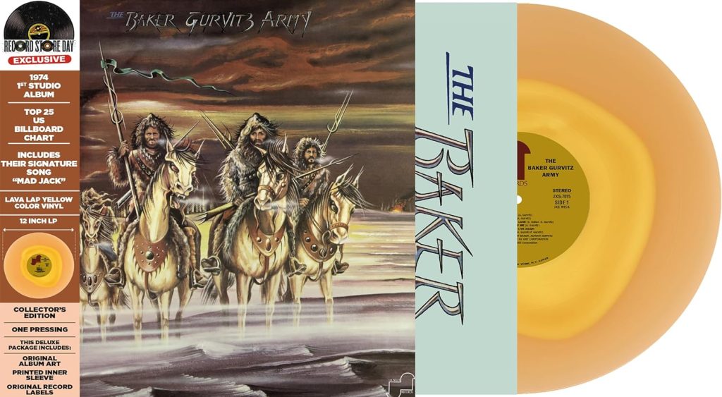 Baker Gurvitz Army self-titled debut album cover 1974