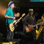 Darryl Jones performing live with Keith Richards