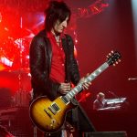 Richard Fortus performing live on stage with Guns N' Roses