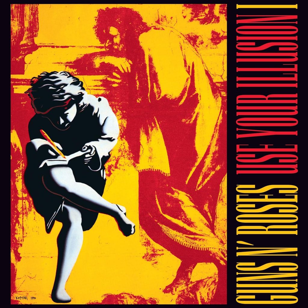 Use Your Illusion I album cover - Guns N' Roses 1991 classic rock album on Geffen Records