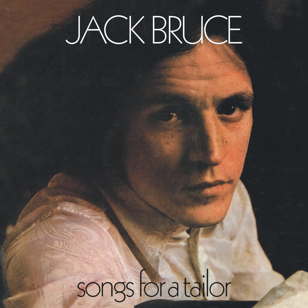Songs For A Tailor album cover by Jack Bruce featuring vibrant artwork.