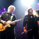 The Guess Who Tour 2026 reunion press photo featuring Burton Cummings and Randy Bachman.