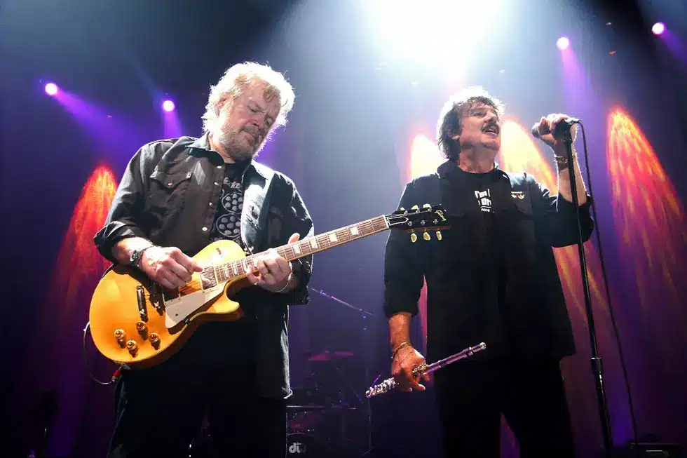 The Guess Who Tour 2026 band photo featuring Burton Cummings and Randy Bachman