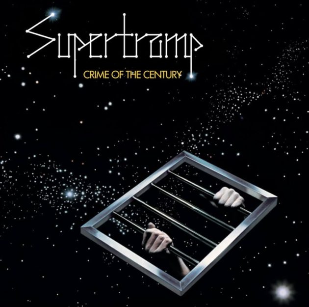 Supertramp Dreamer (1974) 1 Supertramp Crime of the Century album cover featuring Supertramp Dreamer with surreal prison window in space artwork.