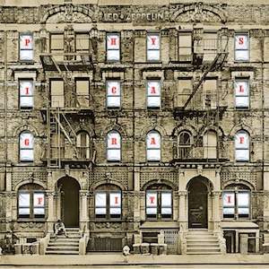Led Zeppelin Kashmir (1975) 1 Led Zeppelin Kashmir Physical Graffiti album cover 1975