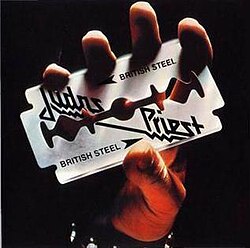 british steel judas priest album cover