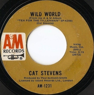 Cat Stevens Wild World US single cover
