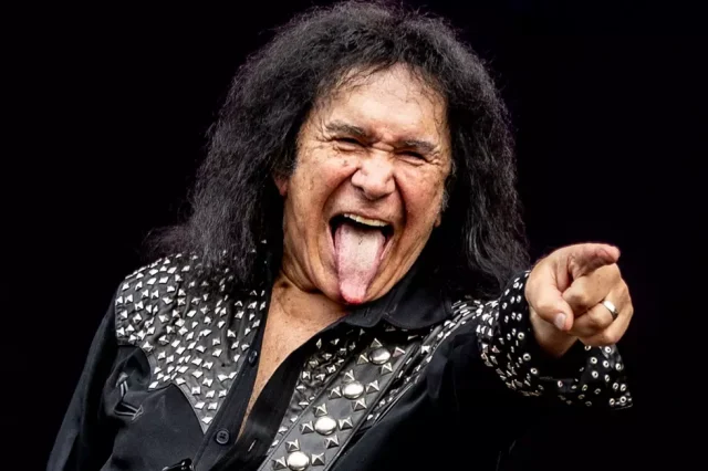 Gene Simmons performing live on the gene simmons tour