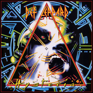 Pour Some Sugar on Me Def Leppard Hysteria album cover 1987