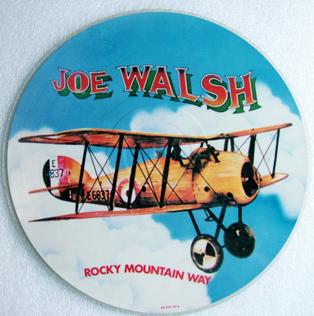 Joe Walsh Rocky Mountain Way single cover
