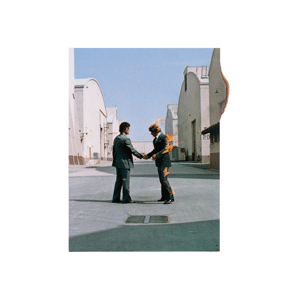 Pink Floyd Wish You Were Here album cover 1975