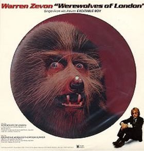 Warren Zevon Werewolves of London single cover