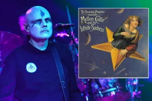 Smashing Pumpkins Tour with Billy Corgan performing live on stage