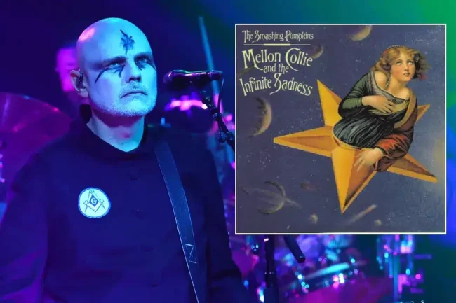 Smashing Pumpkins Tour 2026 promotional image featuring Billy Corgan