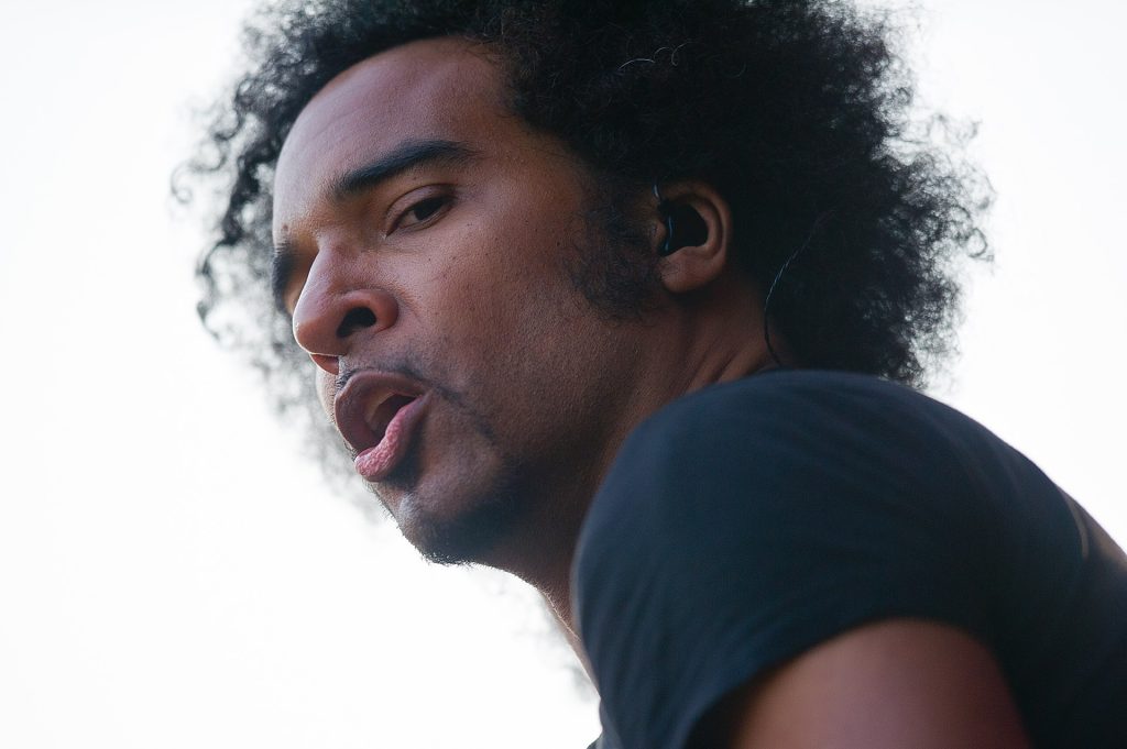 William DuVall performing live with Alice in Chains on stage