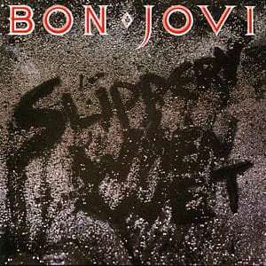 Livin on a Prayer album cover from Slippery When Wet by Bon Jovi (1986)