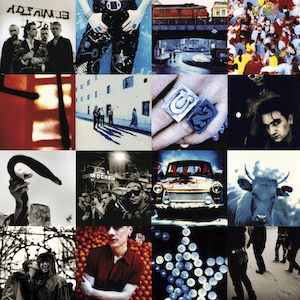 One by U2 Achtung Baby album cover 1991