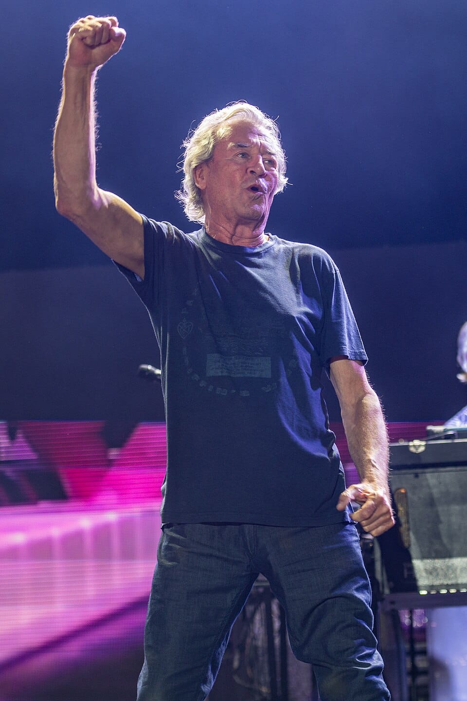 Ian Gillan Deep Purple vocalist live performance
