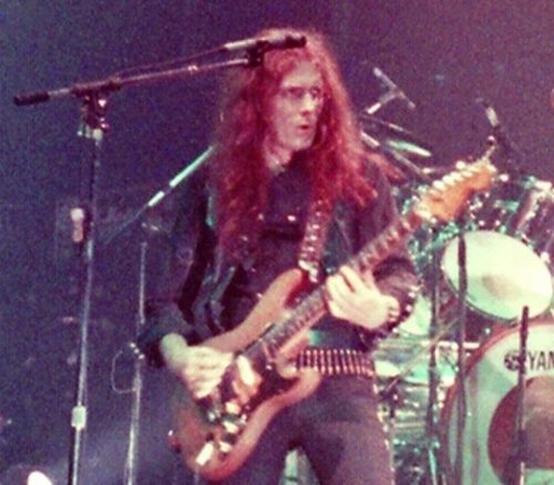 fast eddie clarke motorhead guitarist performing live 1982